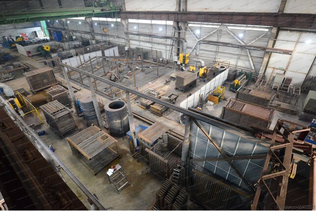 Газовый котел 0.7 МВт производство