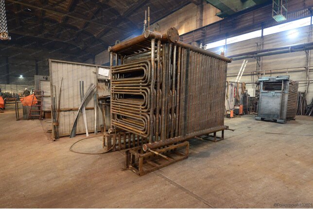 Котел 250 кВт на дровах - изготовление