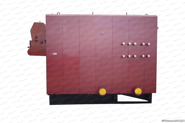 Твердотопливный котел 4.0 МВт с топкой ЗП РПК