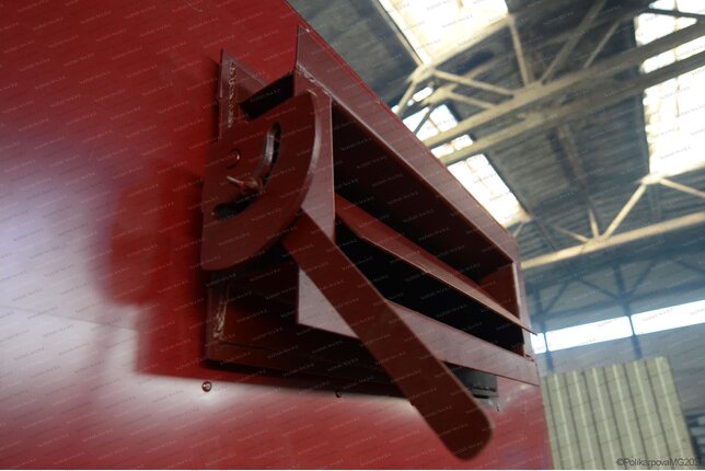 Шибер газохода к твердотопливному котлу 800 кВт